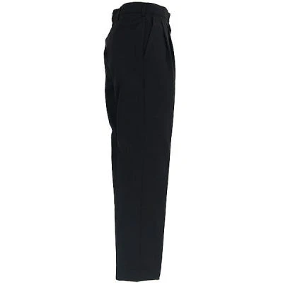 Red Kap Work Clothes: PT32 BK Men's Black Pleated Work Pants - Image 2