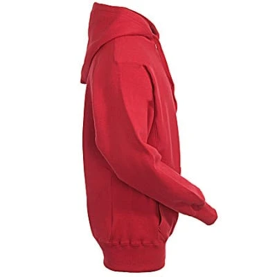 Sport Tek Sweatshirt: Men's Red F281 RED Heavyweight Pullover Hooded Sweatshirt - Image 3