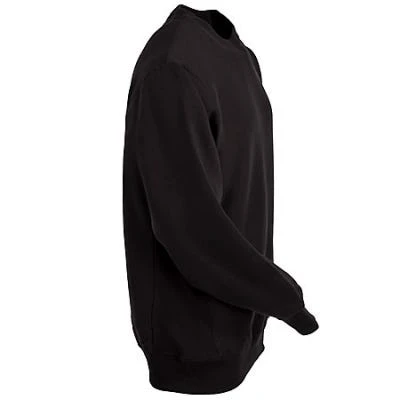 Sport-Tek Sweatshirts: Men's Black F280 BLK Heavyweight Crewneck Sweatshirt - Image 3