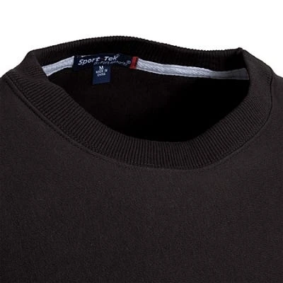 Sport-Tek Sweatshirts: Men's Black F280 BLK Heavyweight Crewneck Sweatshirt - Image 5