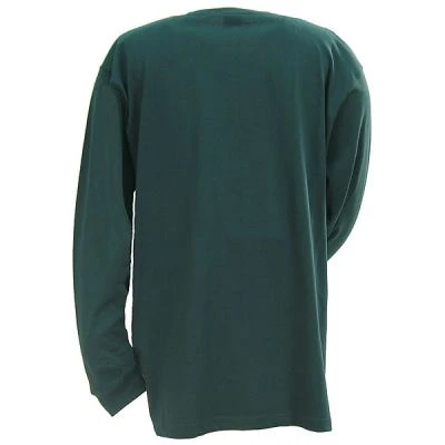 Carhartt Shirts: Men's Hunter Green K126 HTG Long Sleeve Pocket Work Shirt - Image 2