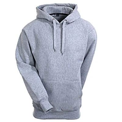 Sport Tek Sweatshirts: Men's Athletic Grey F281 ATH Heavyweight Pullover Hooded Sweatshirt - Image 4