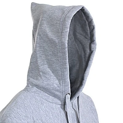 Sport Tek Sweatshirts: Men's Athletic Grey F281 ATH Heavyweight Pullover Hooded Sweatshirt - Image 2