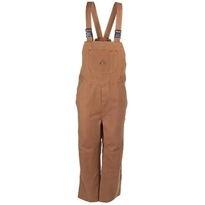 Bulwark Overalls: Men's BLF8 BD Brown Duck Water-Resistant Flame-Resistant Overalls - Image 4