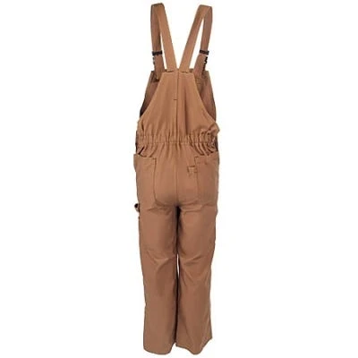 Bulwark Overalls: Men's BLF8 BD Brown Duck Water-Resistant Flame-Resistant Overalls