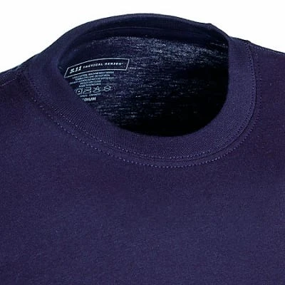 5.11 Tactical Shirts: Men's Navy Utili-T 40016 724 3 Pack Navy Cotton Shirt - Image 2