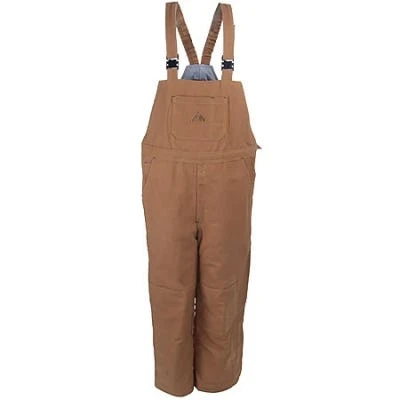 Bulwark Overalls: Men's BLN4 BD Flame-Resistant Insulated Brown Duck Overalls - Image 4