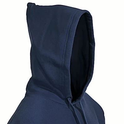 Sport Tek Sweatshirts: Men's Navy F281 NVY Heavyweight Pullover Hooded Sweatshirt - Image 2