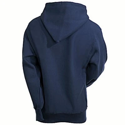 Sport Tek Sweatshirts: Men's Navy F281 NVY Heavyweight Pullover Hooded Sweatshirt - Image 4