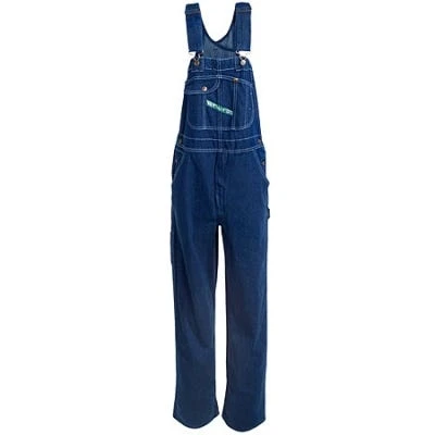 Key Overalls: Men's Cotton Denim 273 43 Garment Washed Bib Overalls