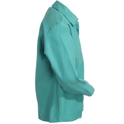 Revco Coats: Men's F2 30 C Flame-Resistant Green Welding Coat - Image 3