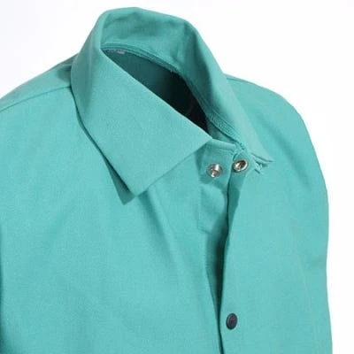 Revco Coats: Men's F2 30 C Flame-Resistant Green Welding Coat - Image 4