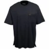 Wrangler Riggs Shirts: Men's Black 3W700 BK Short Sleeve Pocket Tee Shirt