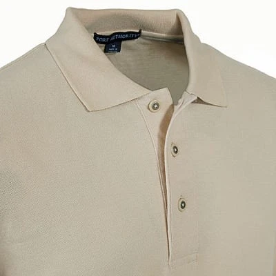Port Authority Shirts: Men's Silk Touch Knit Polo Shirt K500 STN - Image 2