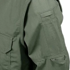 5.11 Tactical Shirts: Men's Green Cotton Work Shirt 72157 182