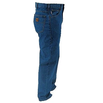Carhartt Jeans: Men's B17 DST Darkstone Relaxed Fit Heavyweight Cotton Denim 5 Pocket Jeans - Image 3