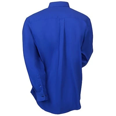 Port Authority Shirts: Men's Royal Blue S608 RYL Cotton Blend Woven Shirt - Image 2