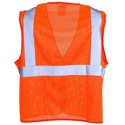 Ergodyne Vests: GloWear Orange High Visibility Vest 8205HL ORG - Image 2