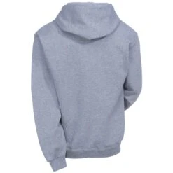 Jerzees Sweatshirts: Men's 4997M OXF Oxford Grey Super Sweats Pullover Hooded Sweatshirt
