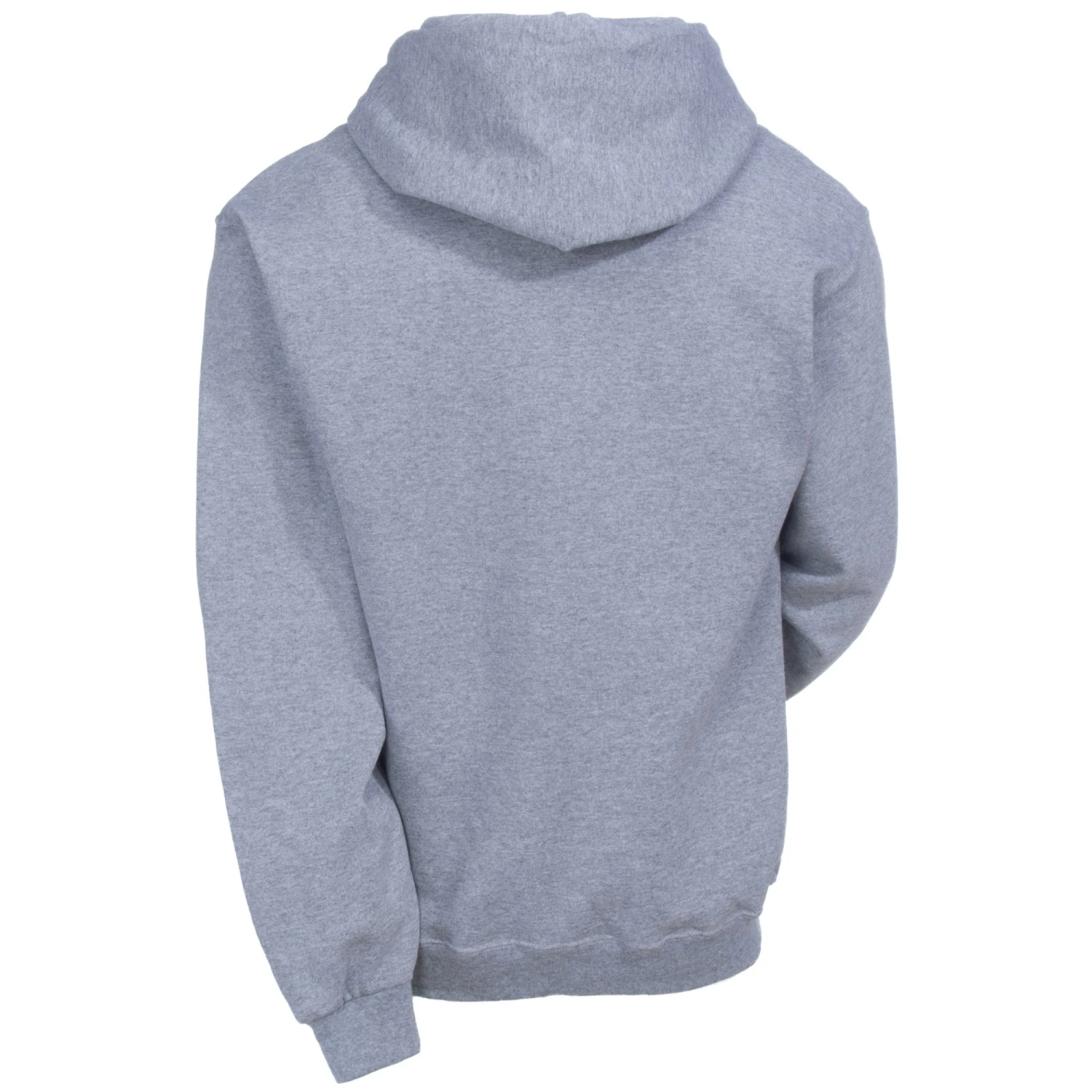 Jerzees Sweatshirts: Men's 4997M OXF Oxford Grey Super Sweats Pullover Hooded Sweatshirt