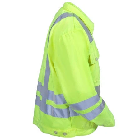 Red Kap Jackets: High Visibility ANSI Class 2 Ike Jacket JY32HV