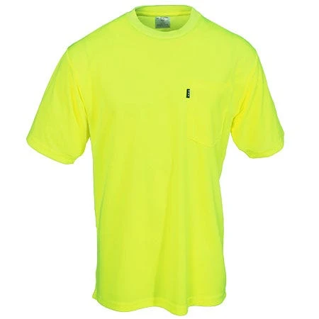 Key Shirts: Men's 818 39 Yellow Moisture-Wicking Hi-Vis Shirt - Image 3