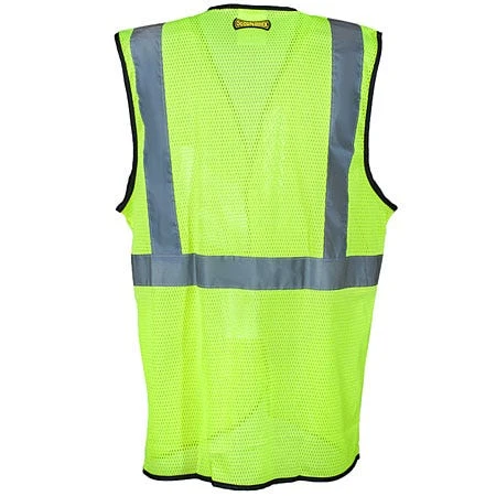 Occunomix Vests: Yellow High Visibility Lightweight Mesh Safety Vest LUX SSGC