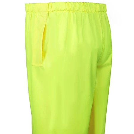 Occunomix Pants: Men's High Visibility Yellow Rain Pants LUX TENR YEL - Image 3