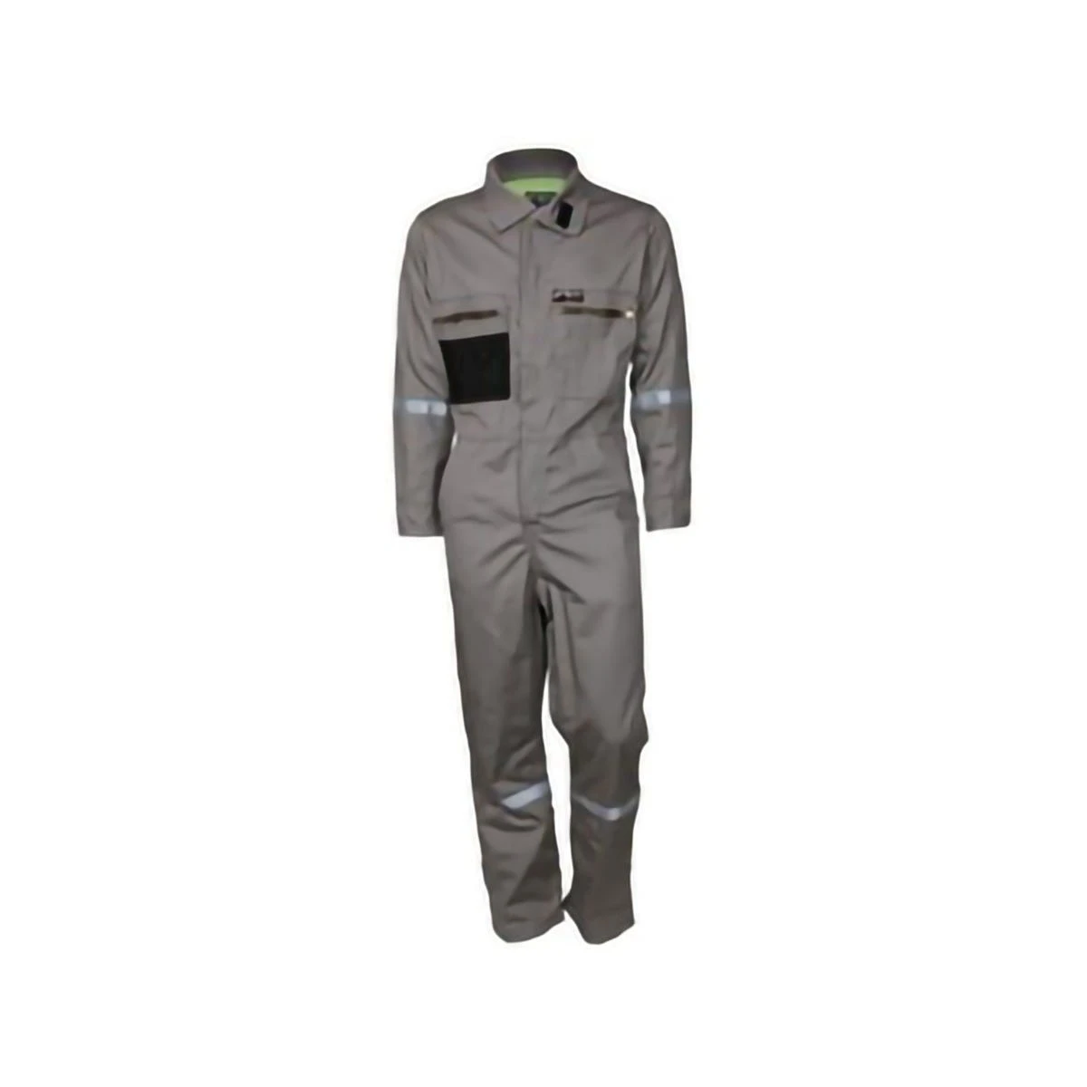 MCR Safety Coveralls: Men's SBC2011 Gray Summit Breeze FR Long Sleeve Coveralls