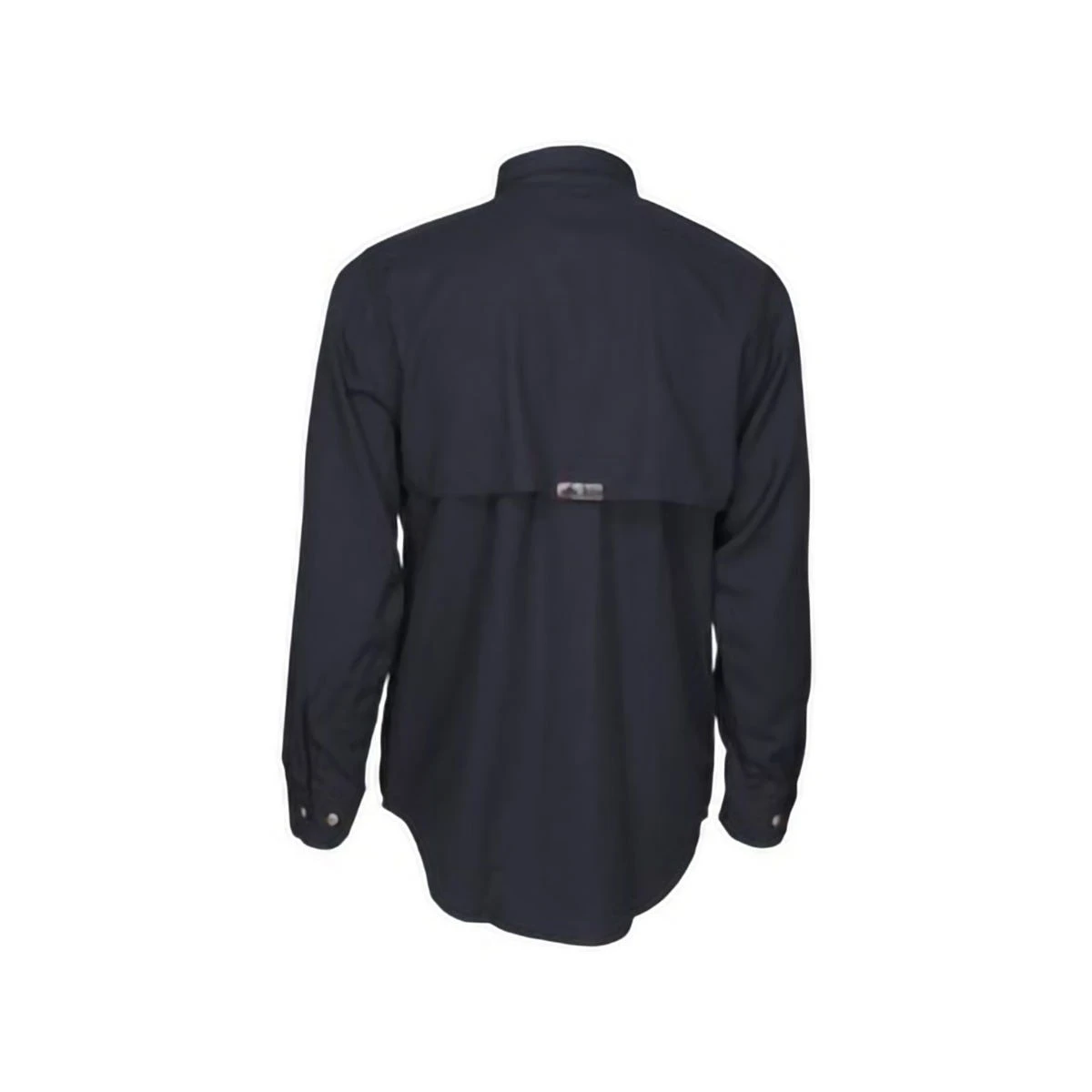 MCR Safety Shirts: Men's SBS1002 Navy FR Summit Breeze Vented Underarms Long Sleeve Button Down Shirt - Image 2