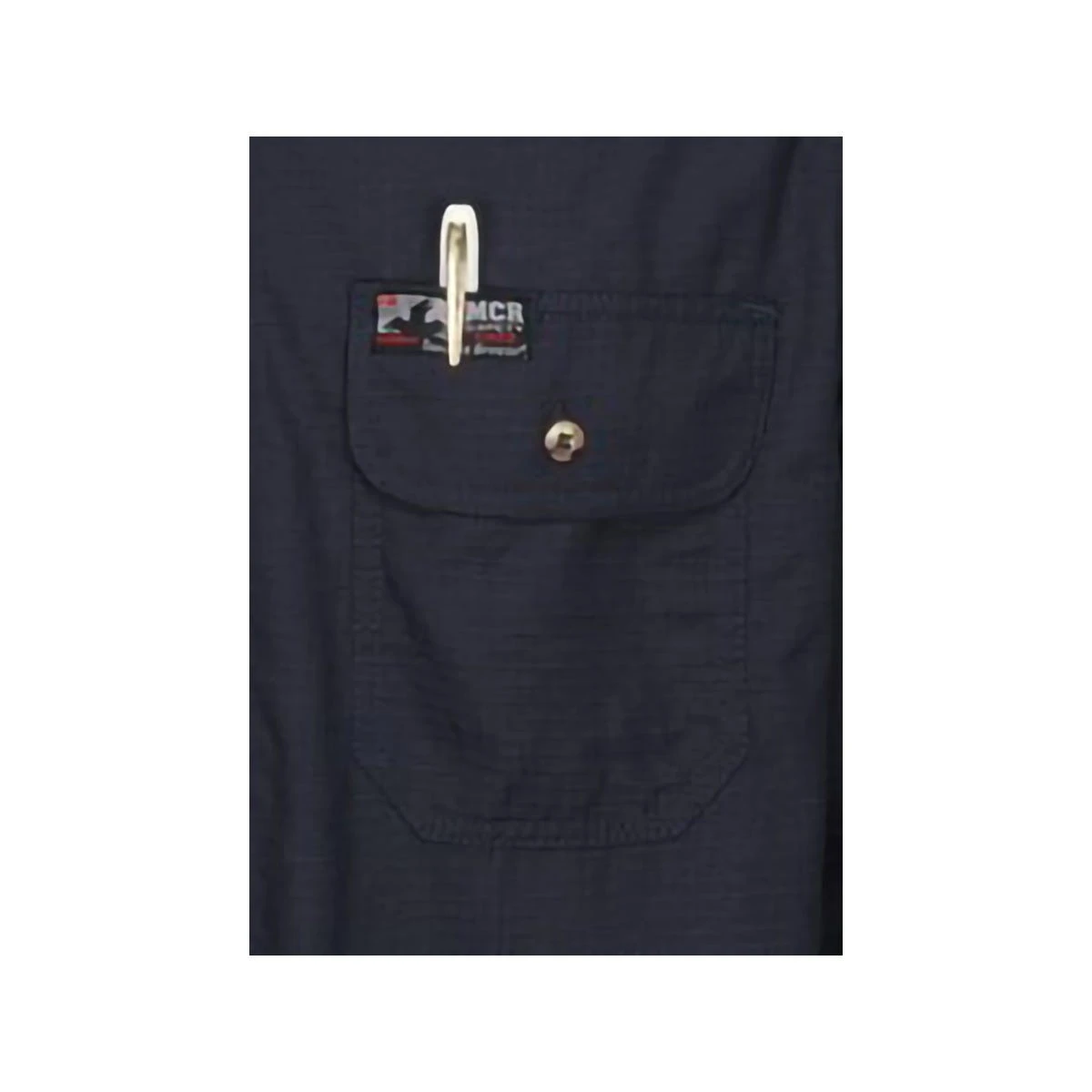 MCR Safety Shirts: Men's SBS1002 Navy FR Summit Breeze Vented Underarms Long Sleeve Button Down Shirt - Image 3
