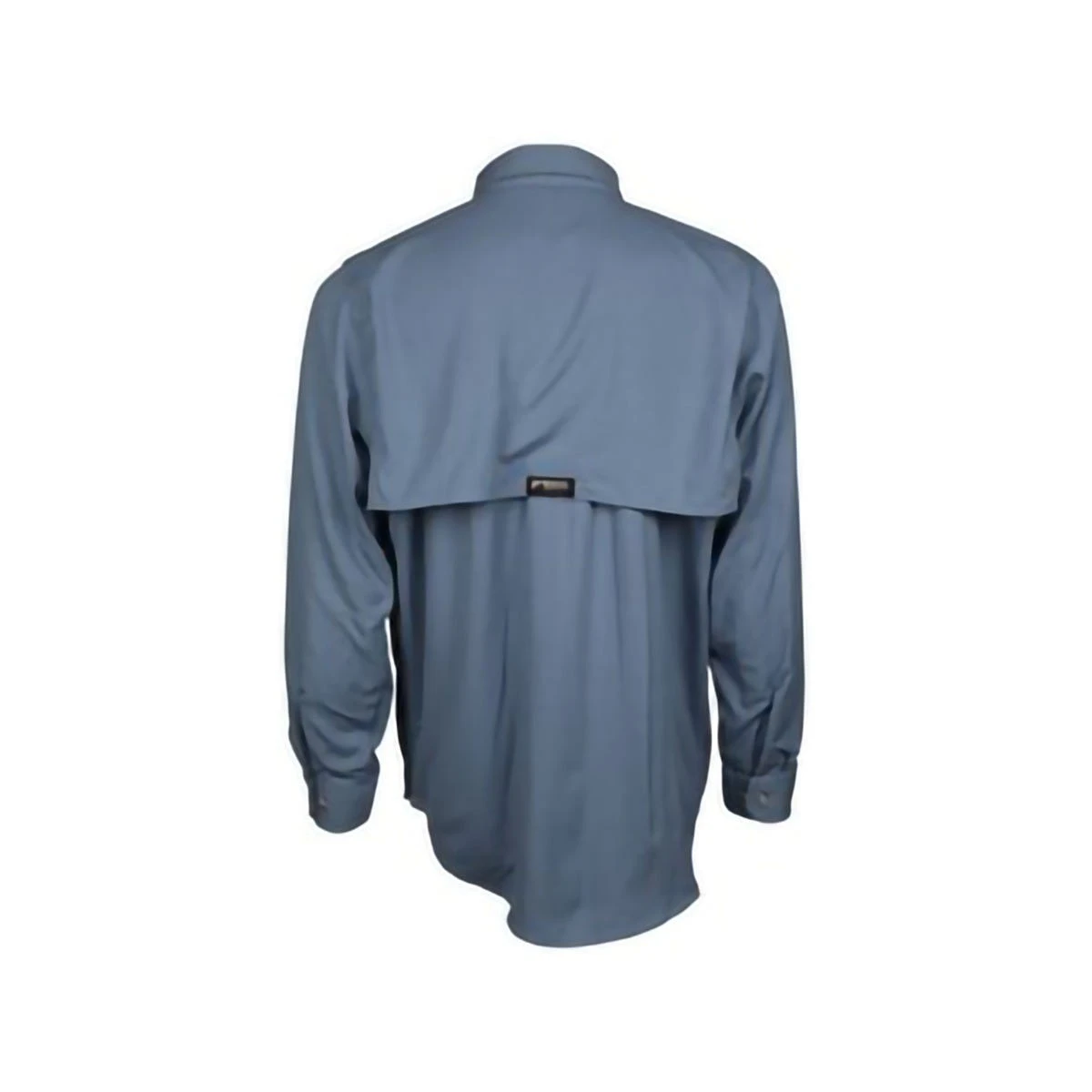 MCR Safety Shirts: Men's SBS1006 Blue FR Summit Breeze Vented Underarms Long Sleeve Button Down Shirt - Image 2