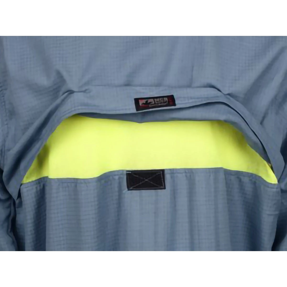 MCR Safety Shirts: Men's SBS1006 Blue FR Summit Breeze Vented Underarms Long Sleeve Button Down Shirt - Image 5