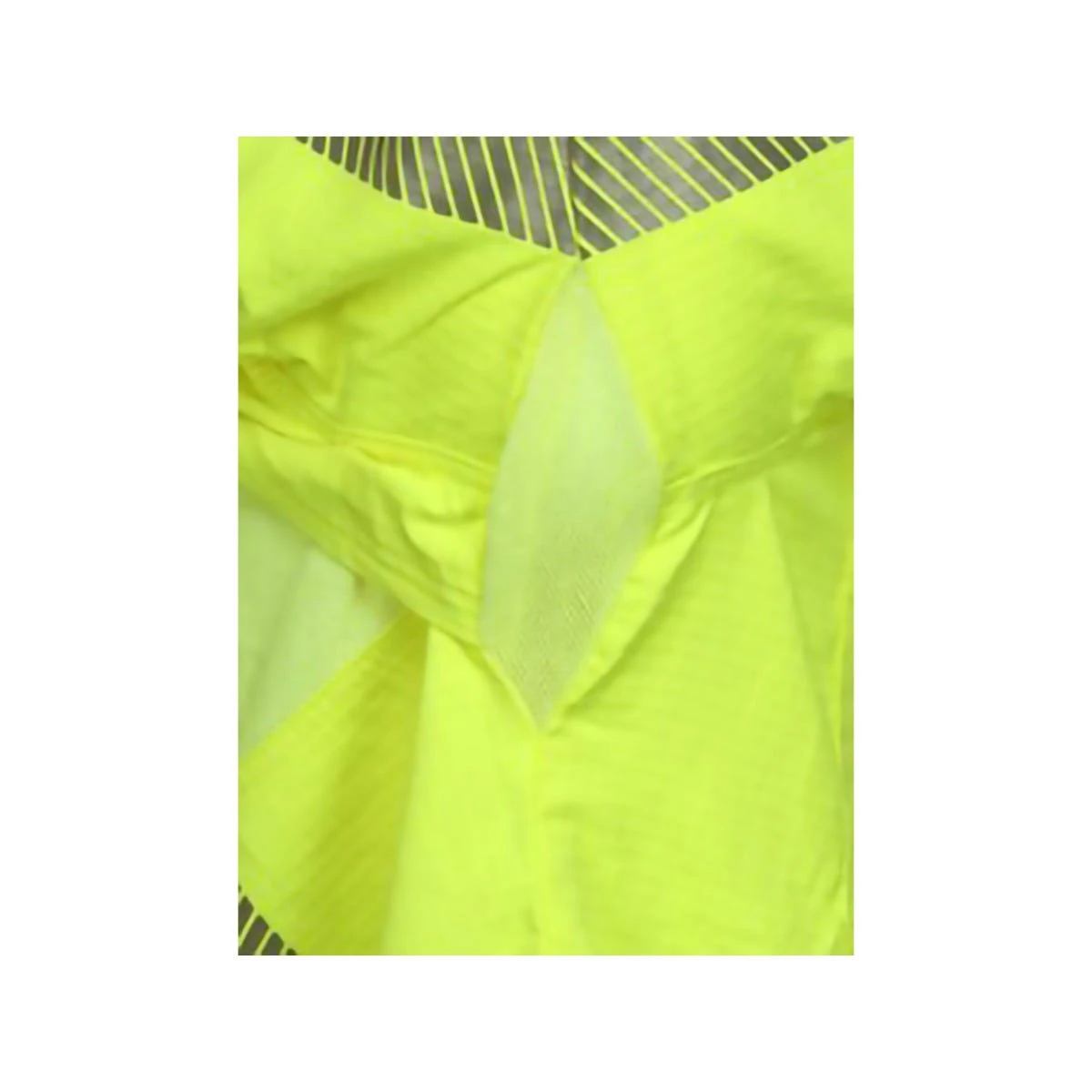 MCR Safety Shirts: Men's SBS1027 Lime FR Summit Breeze Hi Vis Long Sleeve Button Down Shirt - Image 5