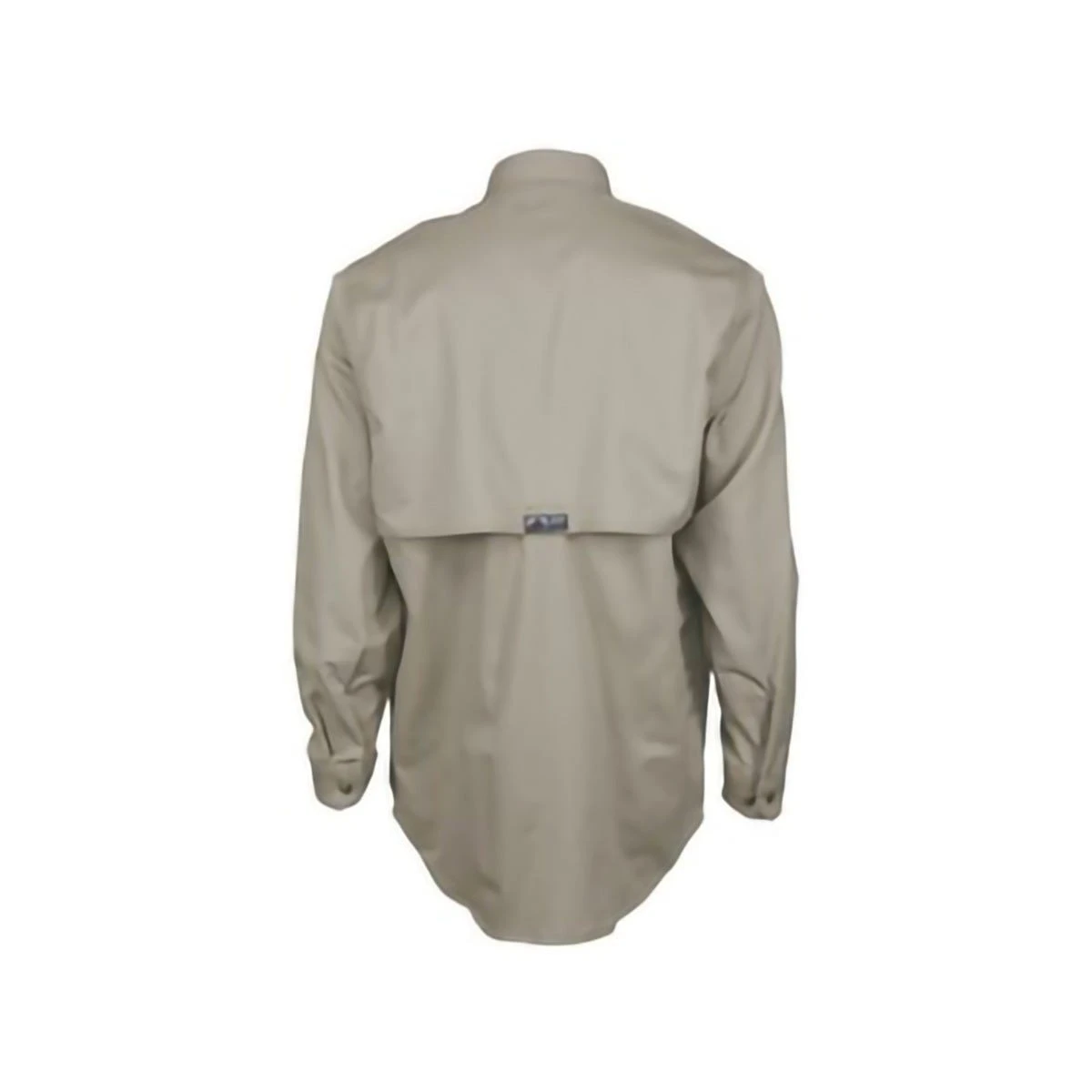 MCR Safety Shirts: Men's SBS2003 Tan FR Summit Breeze Long Sleeve Button Down Shirt - Image 2