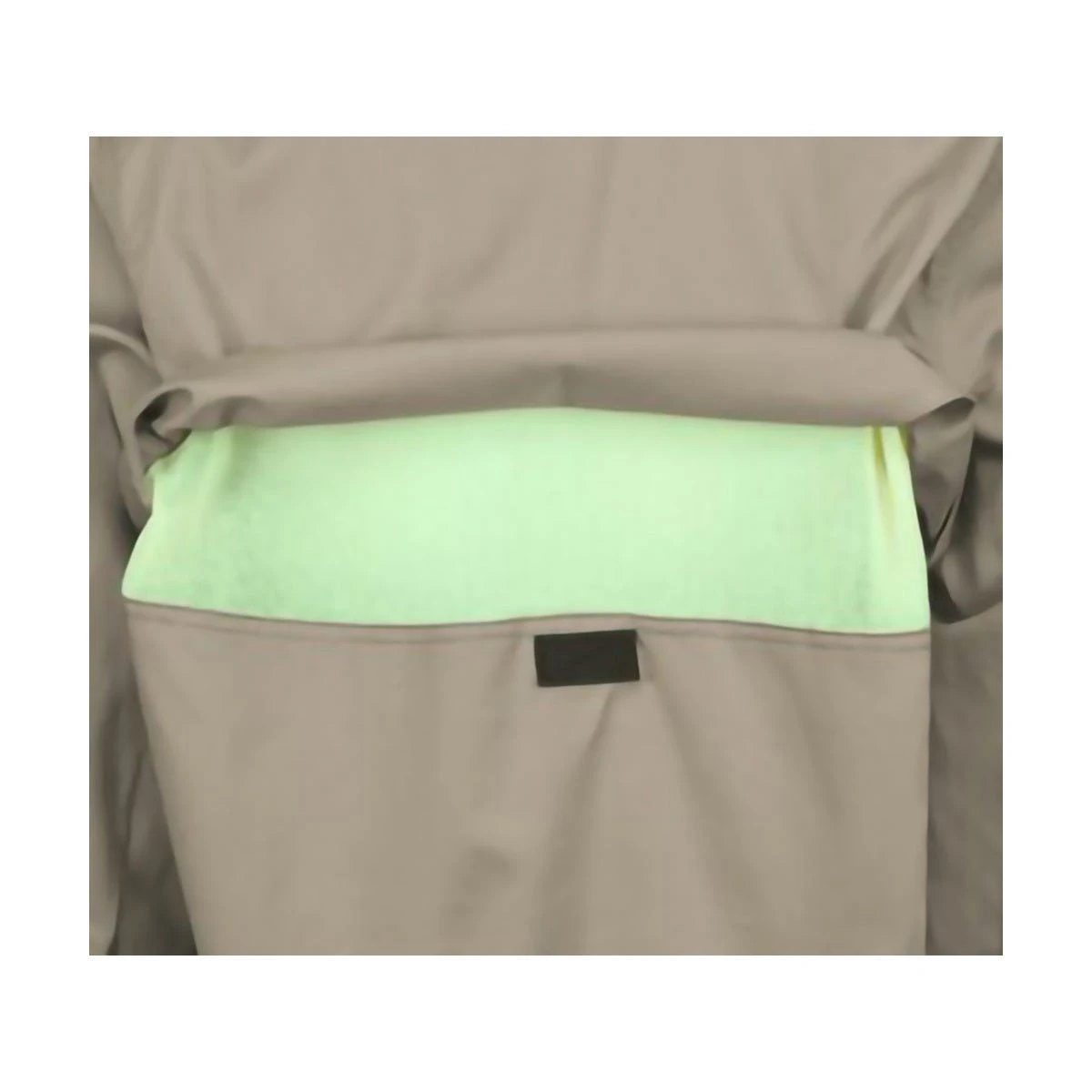 MCR Safety Shirts: Men's SBS2003 Tan FR Summit Breeze Long Sleeve Button Down Shirt - Image 4