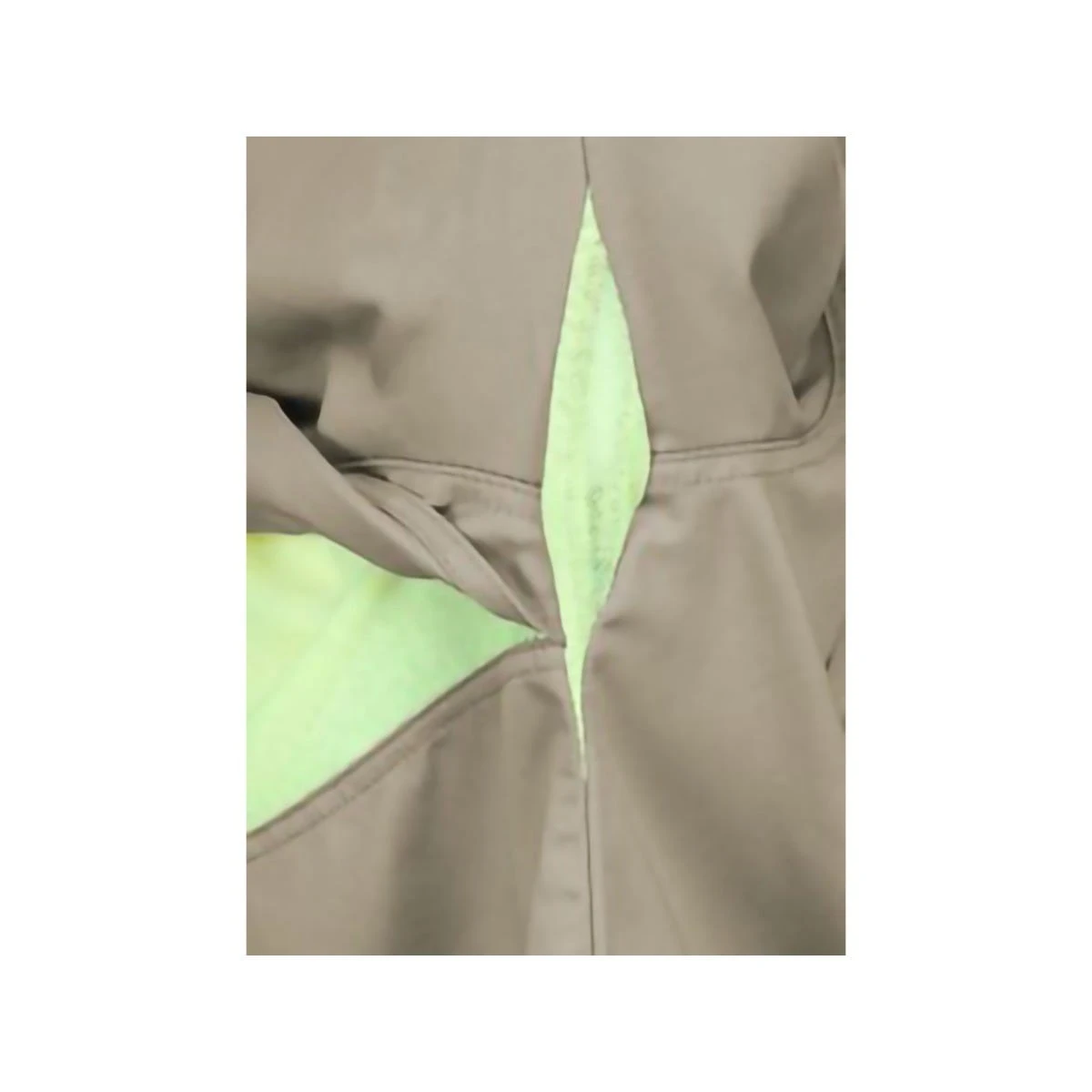 MCR Safety Shirts: Men's SBS2003 Tan FR Summit Breeze Long Sleeve Button Down Shirt - Image 3