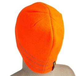Occunomix Hats: LUX TBRB Orange High Viz Tri-Band Reflective Beanie