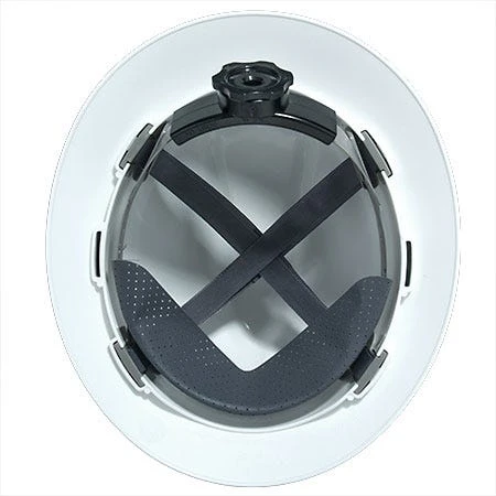 MSA Hard Hats: White 454 475369 Full Brim Ratchet System Safety Hard Hat - Image 2