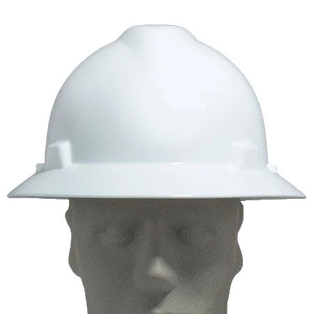 MSA Hard Hats: White 454 475369 Full Brim Ratchet System Safety Hard Hat - Image 3