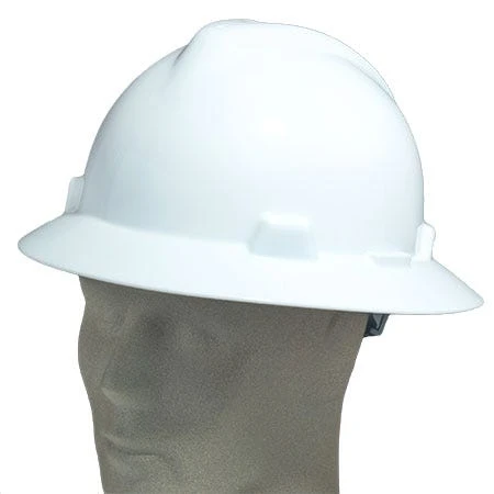 MSA Hard Hats: White 454 475369 Full Brim Ratchet System Safety Hard Hat - Image 4