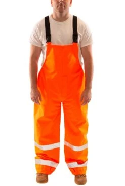 Tingley Rubber: Men's O24129 Orange High Visibility Overalls