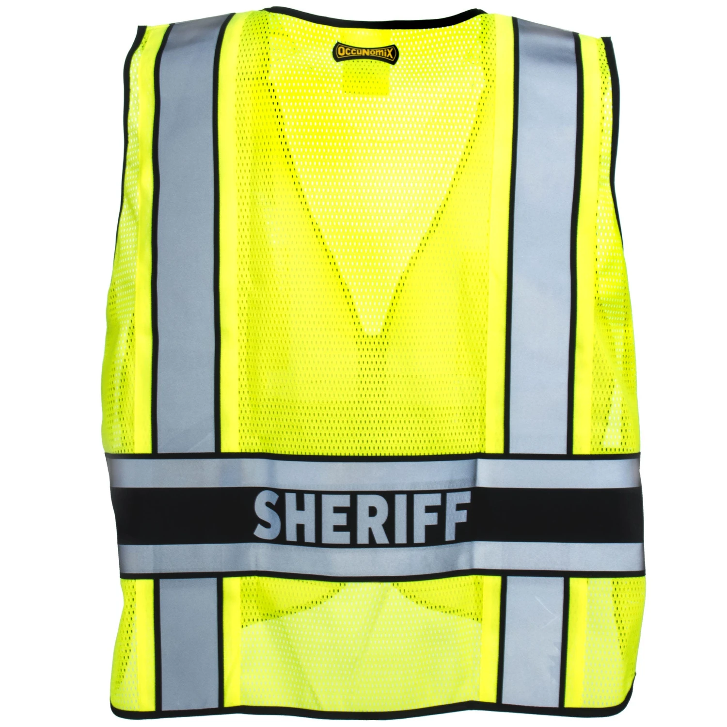 Occunomix Vests: Men's LUX DPSS DOR High Viz Sheriff Safety Vest