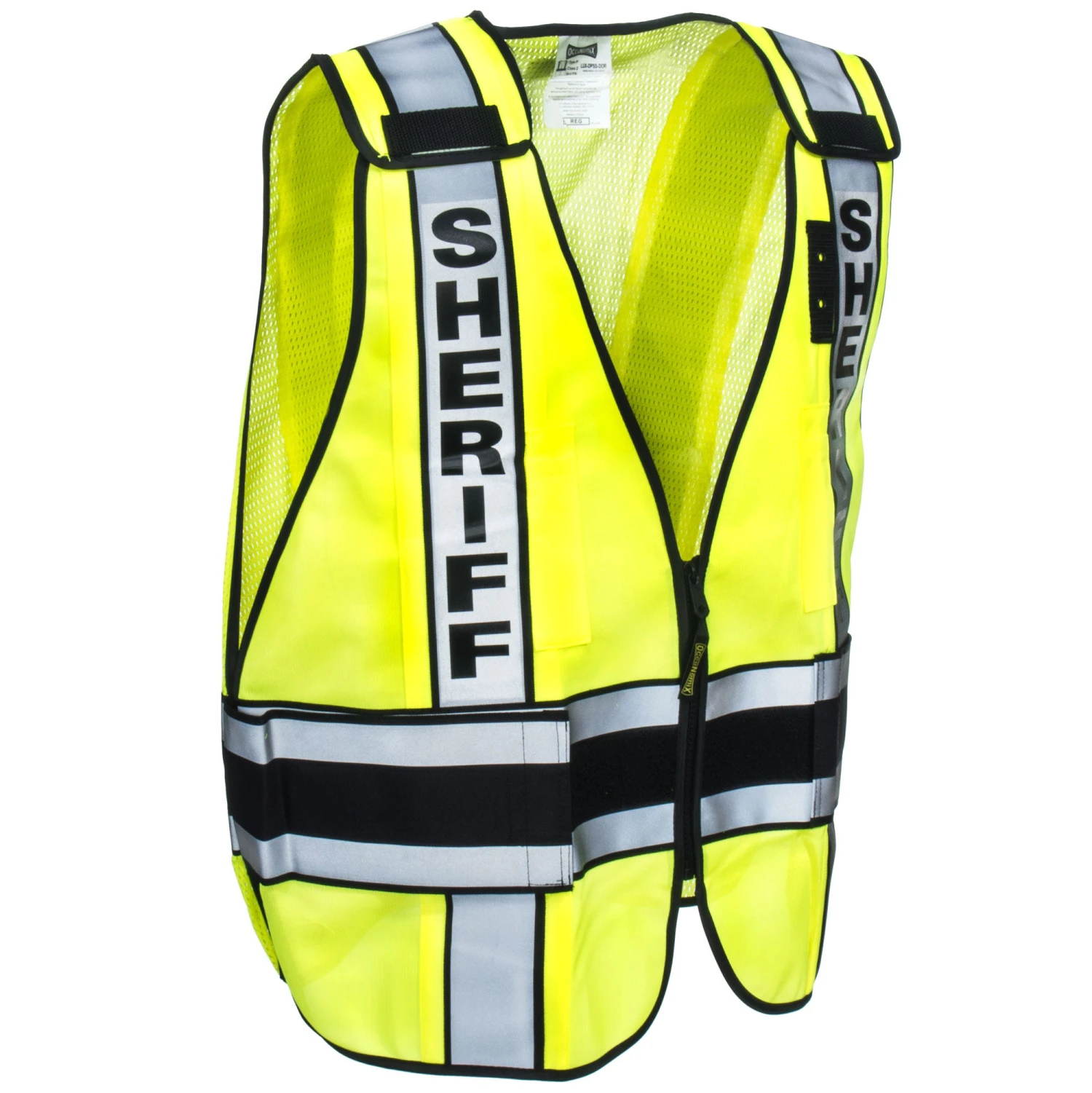 Occunomix Vests: Men's LUX DPSS DOR High Viz Sheriff Safety Vest - Image 3