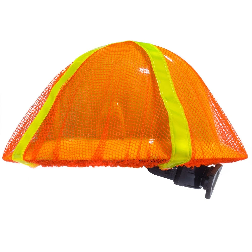 Occunomix Hat Covers: V896 FB O Hi-Vis Orange Full Brim Hard Hat Cover - Image 2