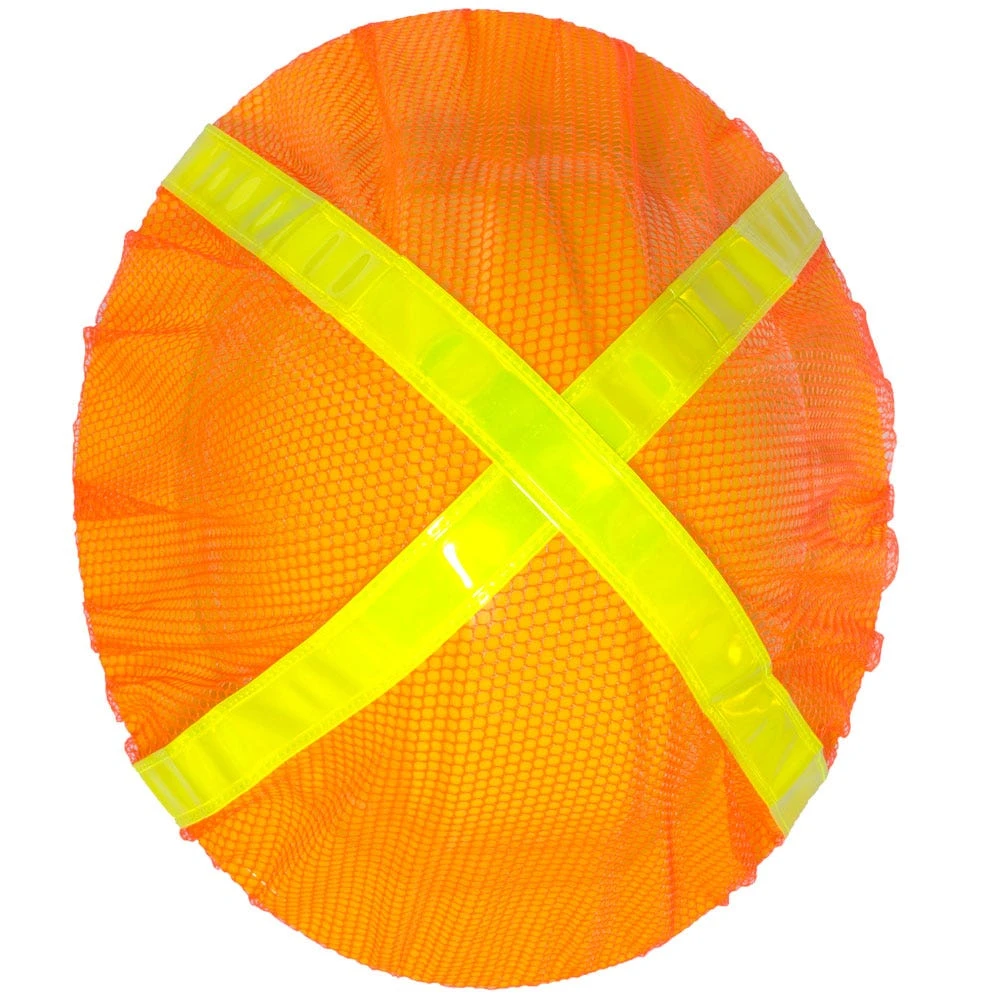 Occunomix Hat Covers: V896 FB O Hi-Vis Orange Full Brim Hard Hat Cover - Image 3