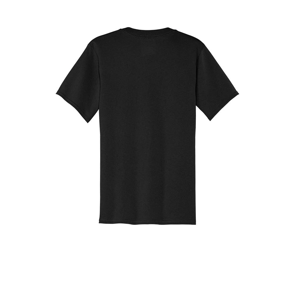 Port & Company Shirt: Men's PC54P JB Jet Black Core Cotton Pocket Tee - Image 6