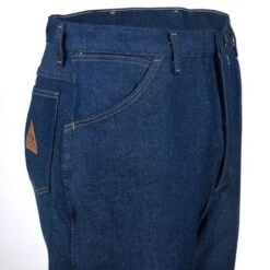 Bulwark Jeans: Men's Flame-Resistant PEJ2 DD Blue Cotton Denim Work Jeans