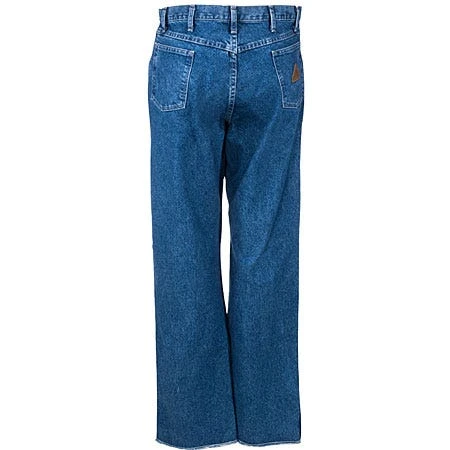 Bulwark Jeans: Men's PEJ6 SW Flame-Resistant Cotton Denim Blue Jeans - Image 4