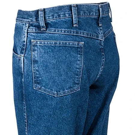 Bulwark Jeans: Men's PEJ6 SW Flame-Resistant Cotton Denim Blue Jeans - Image 3
